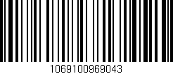 Código de barras (EAN, GTIN, SKU, ISBN): '1069100969043'
