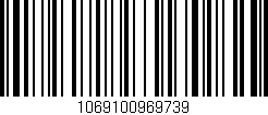 Código de barras (EAN, GTIN, SKU, ISBN): '1069100969739'