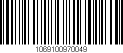Código de barras (EAN, GTIN, SKU, ISBN): '1069100970049'