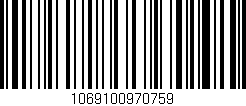 Código de barras (EAN, GTIN, SKU, ISBN): '1069100970759'