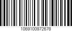 Código de barras (EAN, GTIN, SKU, ISBN): '1069100972678'