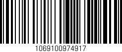 Código de barras (EAN, GTIN, SKU, ISBN): '1069100974917'