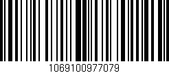 Código de barras (EAN, GTIN, SKU, ISBN): '1069100977079'