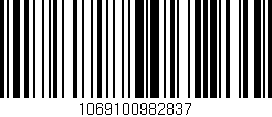 Código de barras (EAN, GTIN, SKU, ISBN): '1069100982837'