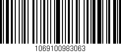 Código de barras (EAN, GTIN, SKU, ISBN): '1069100983063'