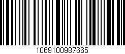Código de barras (EAN, GTIN, SKU, ISBN): '1069100987665'