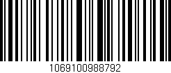 Código de barras (EAN, GTIN, SKU, ISBN): '1069100988792'