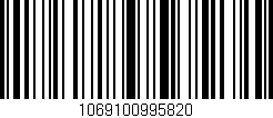Código de barras (EAN, GTIN, SKU, ISBN): '1069100995820'