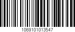 Código de barras (EAN, GTIN, SKU, ISBN): '1069101013547'