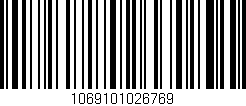 Código de barras (EAN, GTIN, SKU, ISBN): '1069101026769'