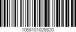 Código de barras (EAN, GTIN, SKU, ISBN): '1069101026820'