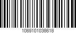 Código de barras (EAN, GTIN, SKU, ISBN): '1069101038618'