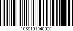 Código de barras (EAN, GTIN, SKU, ISBN): '1069101040338'