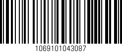 Código de barras (EAN, GTIN, SKU, ISBN): '1069101043087'