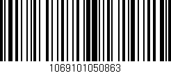 Código de barras (EAN, GTIN, SKU, ISBN): '1069101050863'