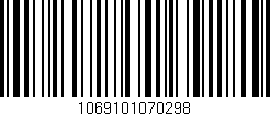 Código de barras (EAN, GTIN, SKU, ISBN): '1069101070298'