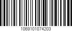 Código de barras (EAN, GTIN, SKU, ISBN): '1069101074203'