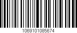 Código de barras (EAN, GTIN, SKU, ISBN): '1069101085674'