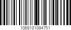 Código de barras (EAN, GTIN, SKU, ISBN): '1069101094751'