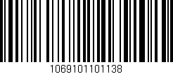 Código de barras (EAN, GTIN, SKU, ISBN): '1069101101138'