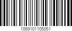 Código de barras (EAN, GTIN, SKU, ISBN): '1069101105051'