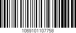 Código de barras (EAN, GTIN, SKU, ISBN): '1069101107758'