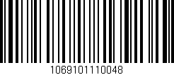 Código de barras (EAN, GTIN, SKU, ISBN): '1069101110048'