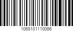 Código de barras (EAN, GTIN, SKU, ISBN): '1069101110086'