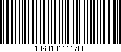 Código de barras (EAN, GTIN, SKU, ISBN): '1069101111700'