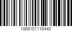 Código de barras (EAN, GTIN, SKU, ISBN): '1069101118440'