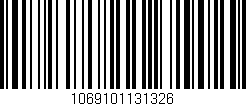 Código de barras (EAN, GTIN, SKU, ISBN): '1069101131326'