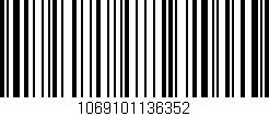 Código de barras (EAN, GTIN, SKU, ISBN): '1069101136352'