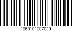 Código de barras (EAN, GTIN, SKU, ISBN): '1069101207038'
