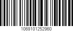 Código de barras (EAN, GTIN, SKU, ISBN): '1069101252960'