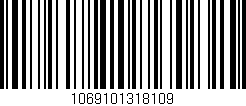 Código de barras (EAN, GTIN, SKU, ISBN): '1069101318109'