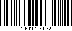 Código de barras (EAN, GTIN, SKU, ISBN): '1069101360962'