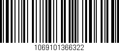 Código de barras (EAN, GTIN, SKU, ISBN): '1069101366322'