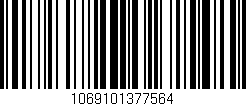 Código de barras (EAN, GTIN, SKU, ISBN): '1069101377564'