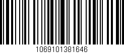 Código de barras (EAN, GTIN, SKU, ISBN): '1069101381646'