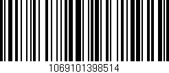 Código de barras (EAN, GTIN, SKU, ISBN): '1069101398514'