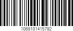 Código de barras (EAN, GTIN, SKU, ISBN): '1069101415792'