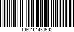 Código de barras (EAN, GTIN, SKU, ISBN): '1069101450533'