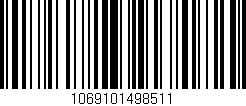 Código de barras (EAN, GTIN, SKU, ISBN): '1069101498511'