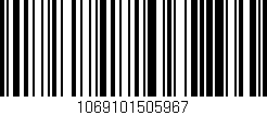 Código de barras (EAN, GTIN, SKU, ISBN): '1069101505967'