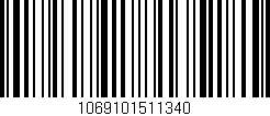 Código de barras (EAN, GTIN, SKU, ISBN): '1069101511340'