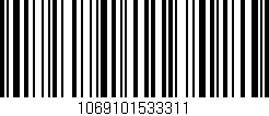 Código de barras (EAN, GTIN, SKU, ISBN): '1069101533311'