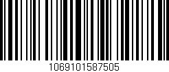 Código de barras (EAN, GTIN, SKU, ISBN): '1069101587505'