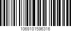 Código de barras (EAN, GTIN, SKU, ISBN): '1069101596316'