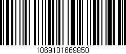 Código de barras (EAN, GTIN, SKU, ISBN): '1069101669850'