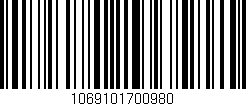 Código de barras (EAN, GTIN, SKU, ISBN): '1069101700980'